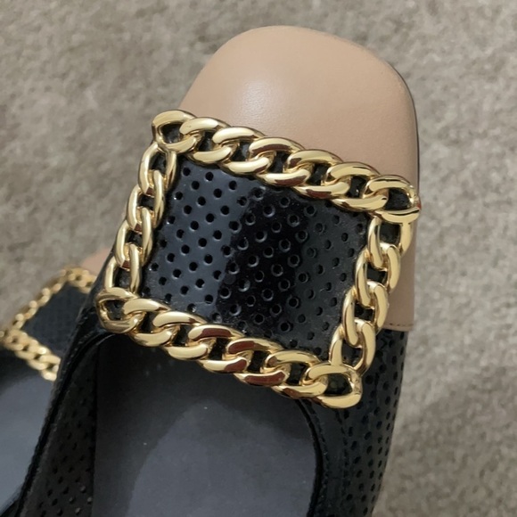 Stuart Weitzman two toned leather classic chic minimalist flats Made in Spain - Picture 9 of 16